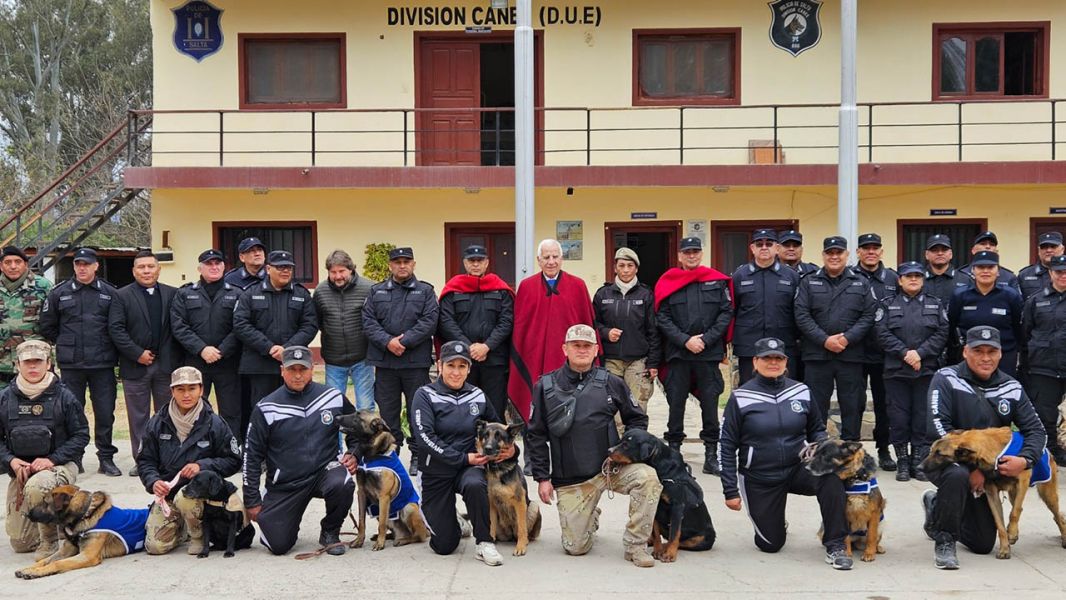 La División Canes de la Policía de Salta es una de las más prestigiosas del país