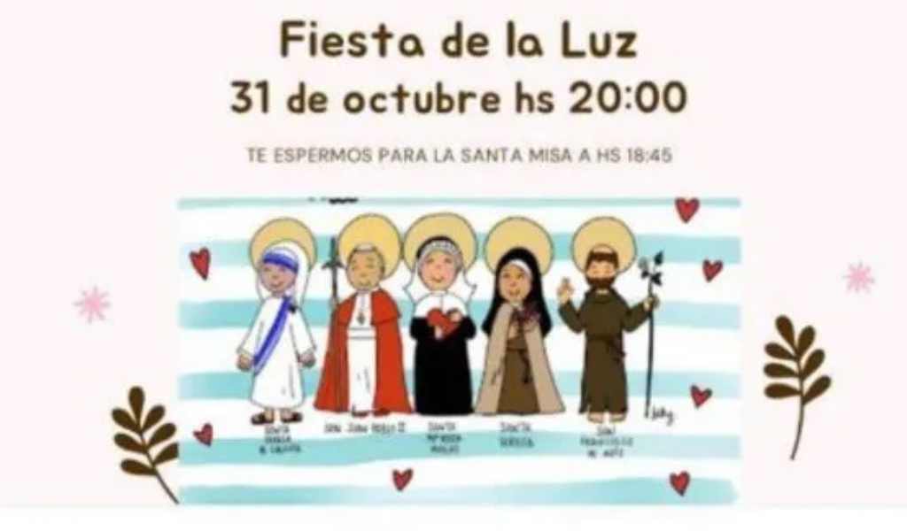 En Salta organizan La Noche Blanca de los Santos para "combatir" Halloween