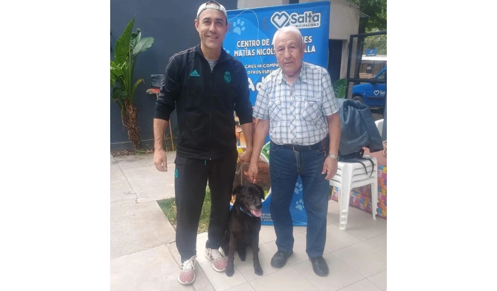 Final feliz: Apareció el dueño de la perrita rescatada de un canal pluvial ubicado entre San Juan y Gorriti