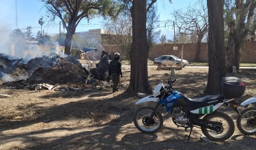 Sancionaron a cinco personas por quema de pastizales en la zona sudeste