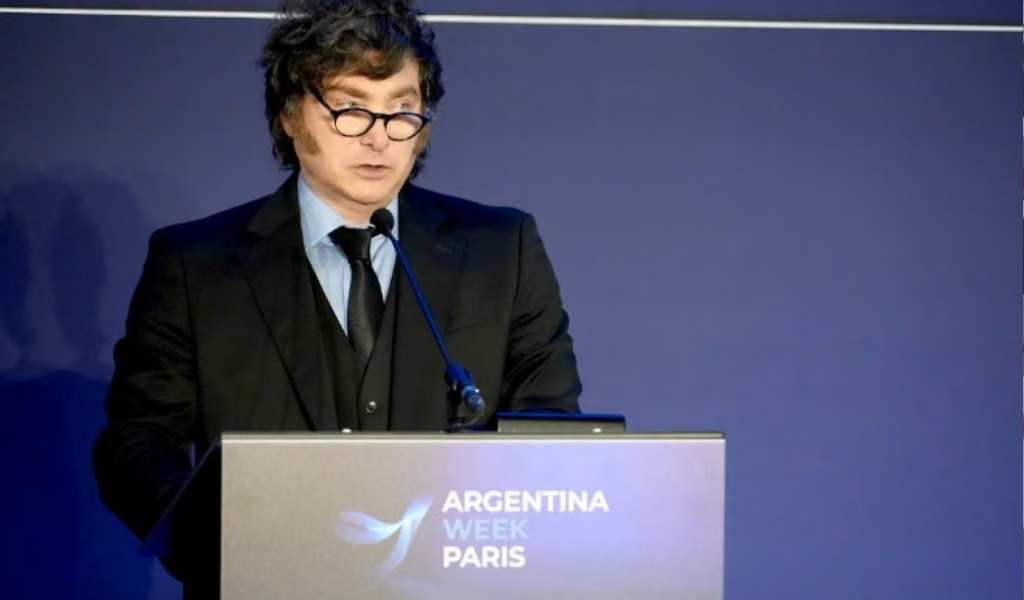 Desde París, Milei dijo que si es reelecto, "El 2028 va a ser el mejor año de nuestra historia"