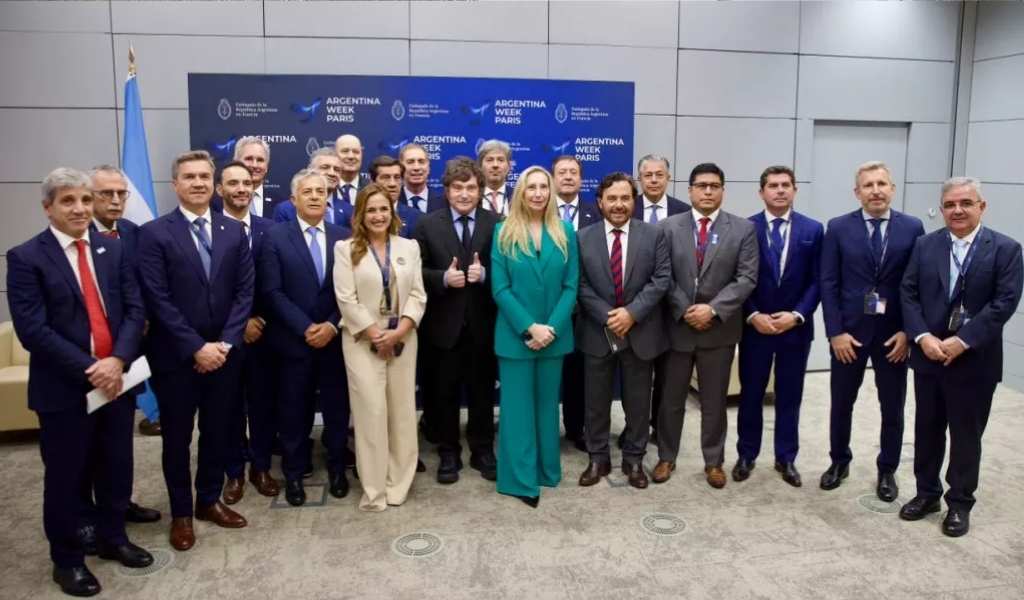 Argentina Week: En París Sáenz participó de una reunión con el presidente Milei y gobernadores