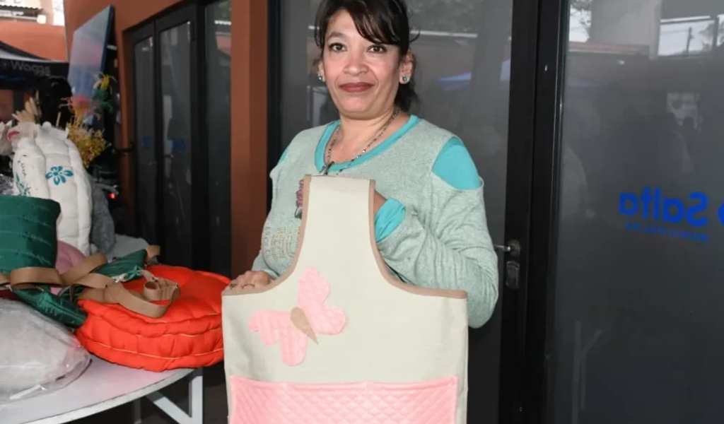 El arte de emprender: Jessica se capacitó en el CIC de Unión y dio vida a “Creaciones Karin”