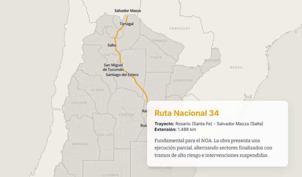 La "Ruta de la muerte": La RN 34 se consolida entre las más fatales del país y Salta es la segunda provincia con más víctimas