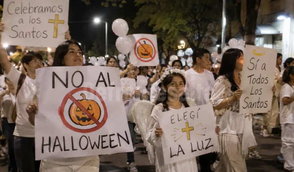 Frente a Halloween, parroquias de Salta convocan a marchar y celebrar la “Noche Blanca” o “Fiesta de la Luz”