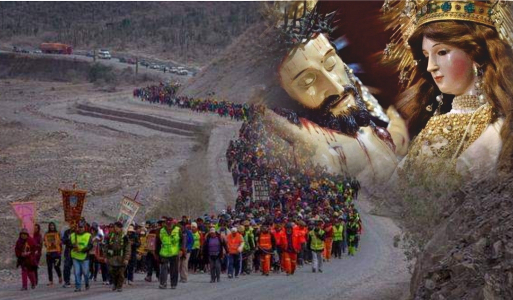 Peregrinos peruanos vendrán caminando hasta los pies del Señor y Virgen del Milagro. Harán el mismo recorrido que hicieron las imágenes en 1592