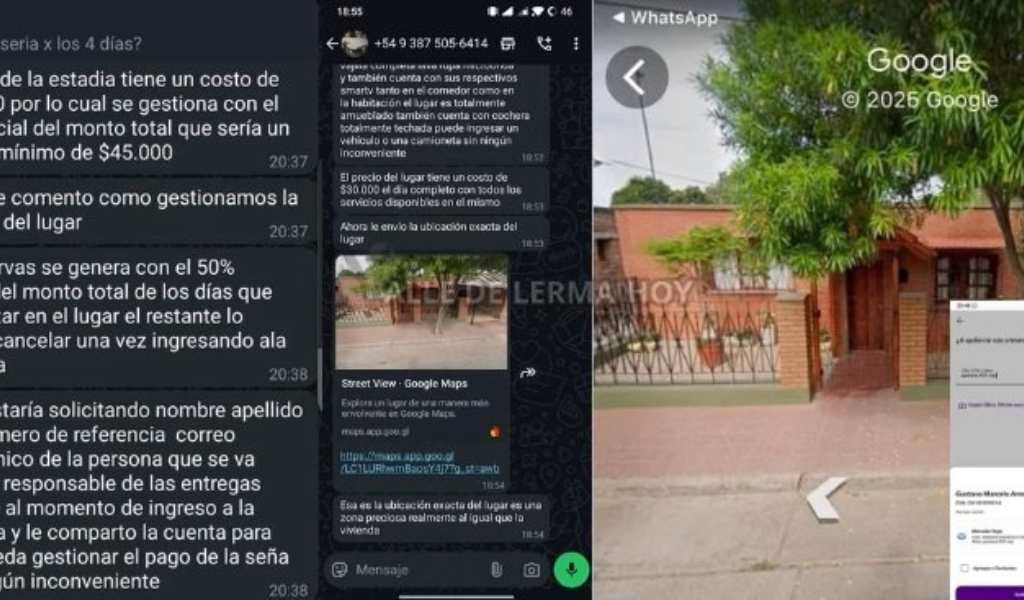 ¡Alerta! Por redes sociales estafan con falsos alquileres turísticos en Chicoana