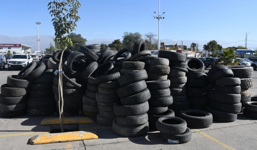 Neumatón: se alcanzaron las 900 toneladas de cubiertas en desuso