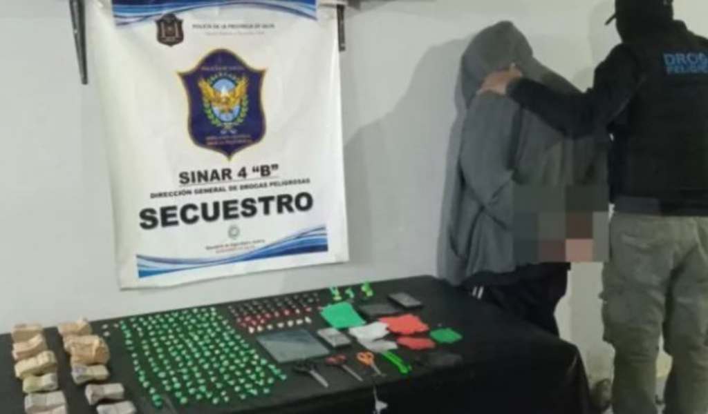 En barrio Ceferino detienen a un hombre con más de 200 dosis de cocaína