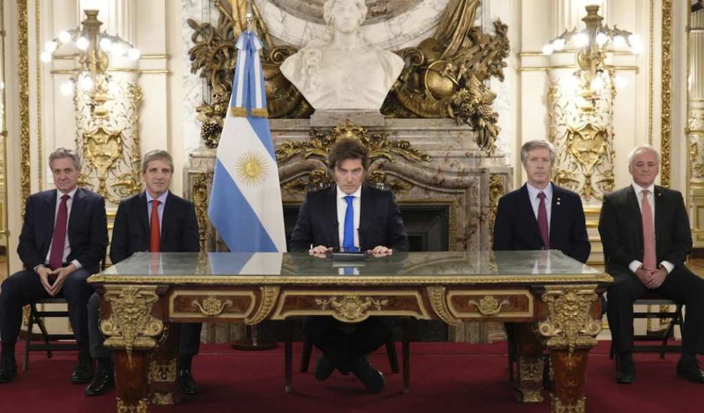Milei criticó al Congreso: "Usando causas nobles promulgan leyes que llevan a la quiebra de la Nación"
