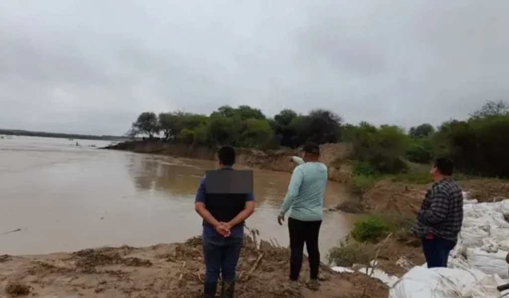 En el norte de Salta hay 56 familias en peligro por la erosión del borde del río Pilcomayo