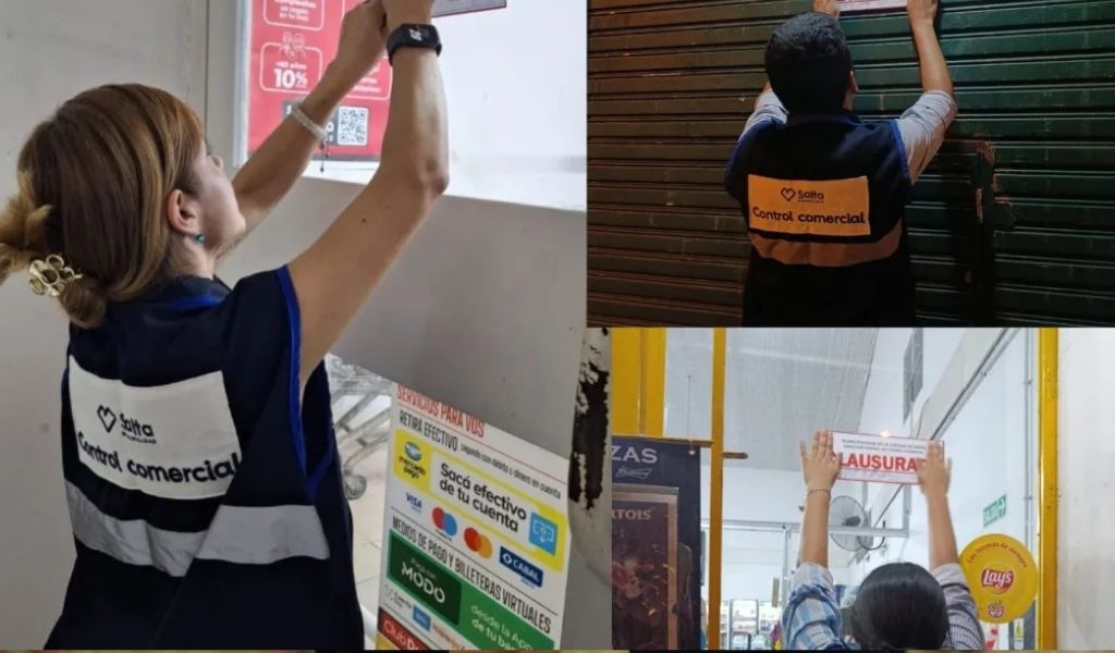 Dos supermercados fueron clausurados en la ciudad de Salta por graves irregularidades sanitarias