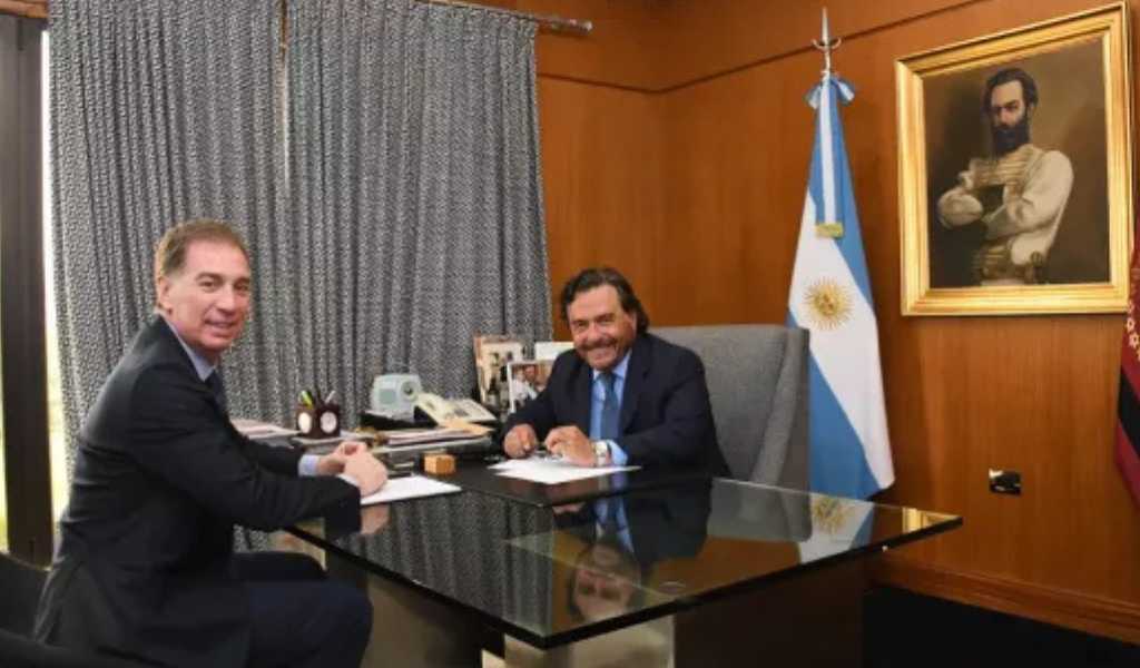 El reclamo de Sáenz a Santilli: "Si nosotros estamos cumpliendo, queremos que también Nación cumpla”