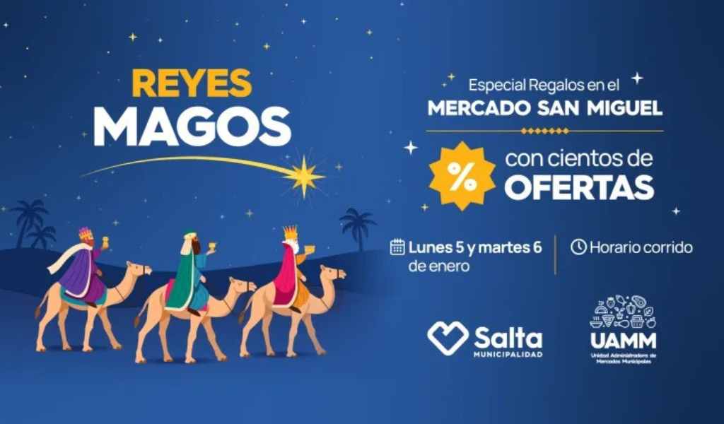 El 5 y 6 de enero habrá Feria de Reyes en el mercado San Miguel en el anexo de Pasaje Miramar 433