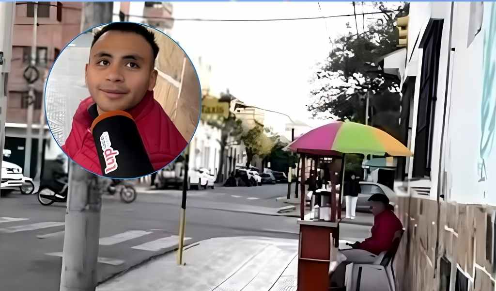 En la esquina de Entre Ríos y Balcarce un estudiante vende desayunos para poder recibirse: "Estoy en el último año de abogacía"
