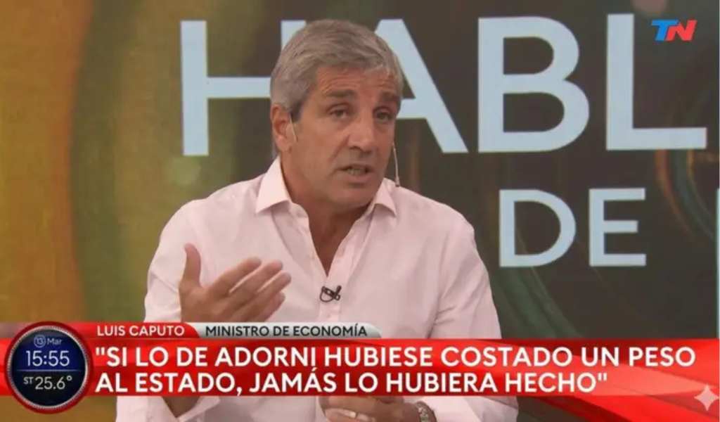 Caputo defendió a Manuel Adorni por su viaje a Nueva York: “Lo banco a muerte”