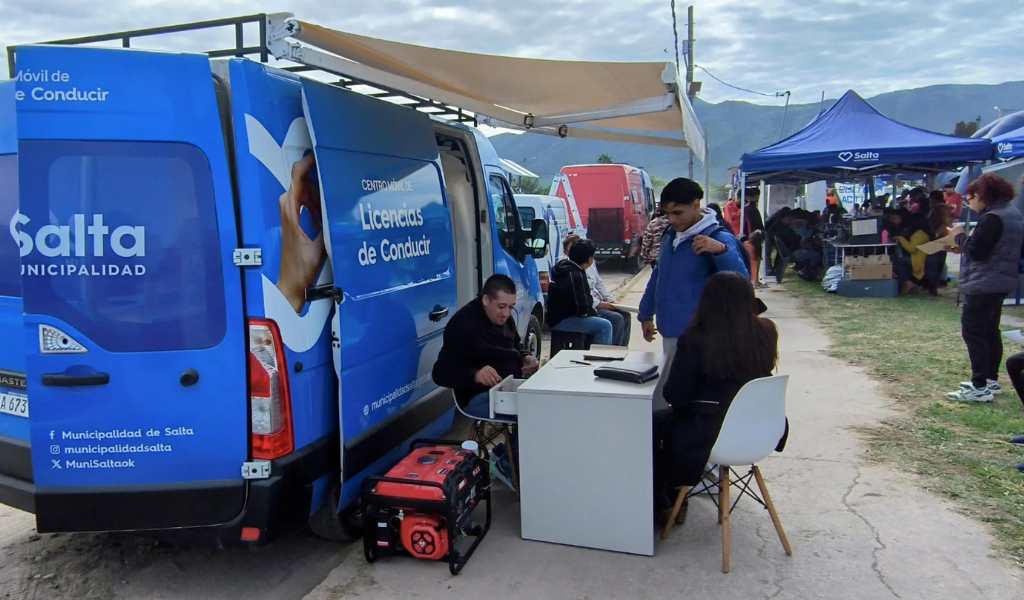 A partir de este lunes 13 el Móvil de Licencias atenderá en Mosconi, en el CIC de Bicentenario y en Villa Lavalle