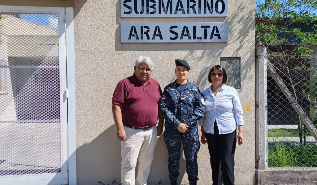 Personal del submarino ARA “Salta” visitó su escuela apadrinada