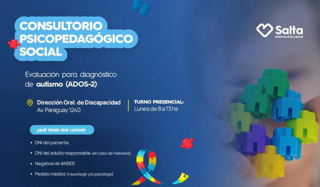 Ya funciona en el Centro Civico Municipal el consultorio social de psicopedagogía para la detección de TEA