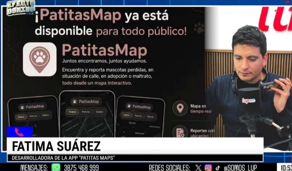 Estudiantes de la UNSa lanzan PatitasMap, una app gratuita para reportar animales perdidos  y adoptar mascotas