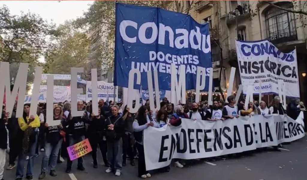 Paro universitario nacional: docentes confirman una medida de fuerza por 48 horas en todo el país