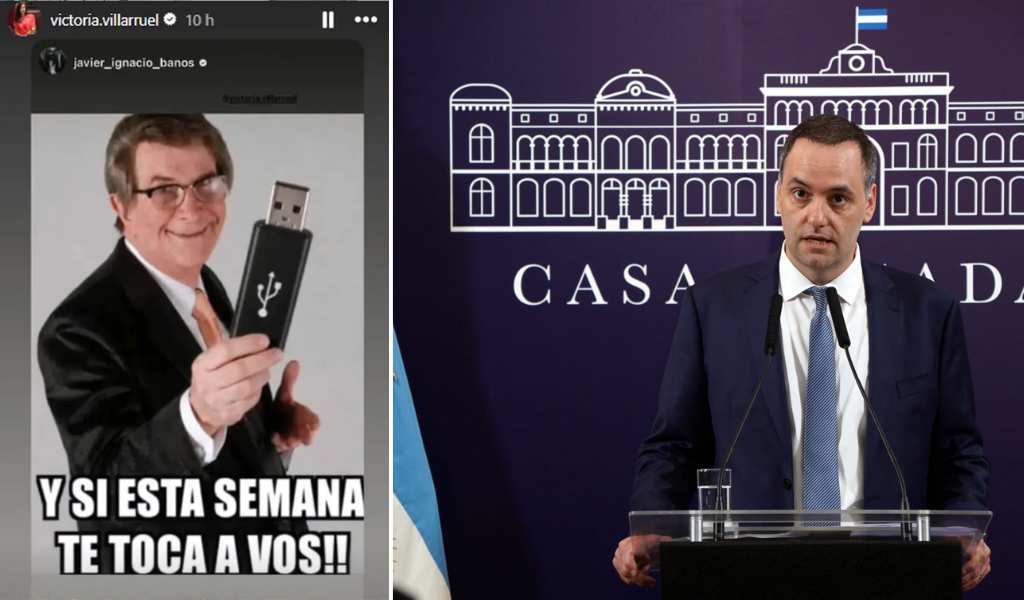 Victoria Villarruel volvió a apuntar contra Manuel Adorni y se burló con un meme: ¿y si ahora te toca a vos?