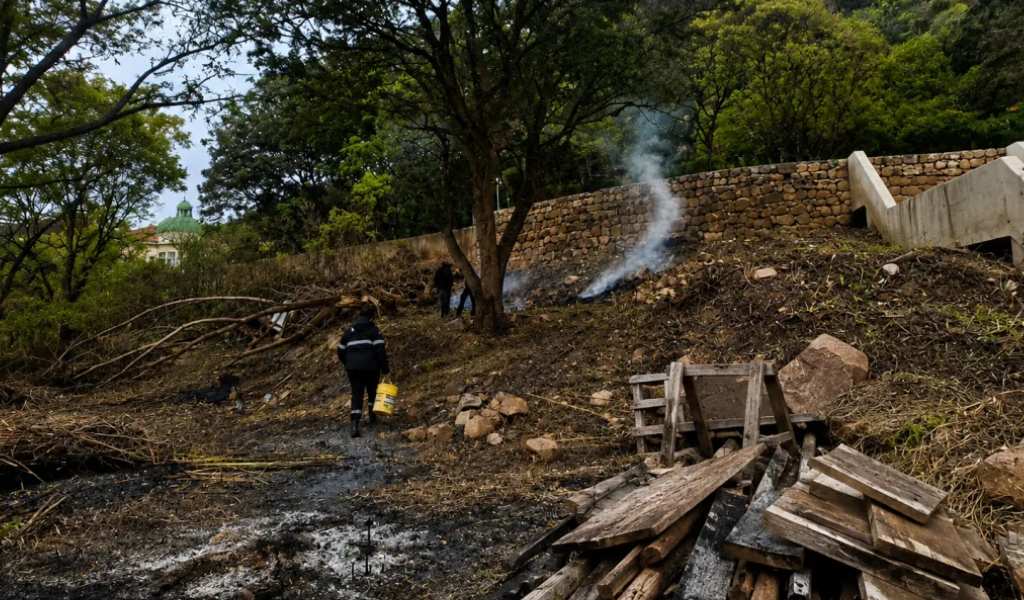 En Tres Cerritos sancionaron a vecinos por un quema ilegal de restos de poda en un baldío que casi se sale de control