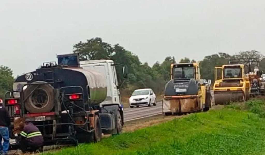 Con fondos propios, el Gobierno de Salta repara la Ruta Nacional 9/34 entre Rosario de la Frontera y Metán
