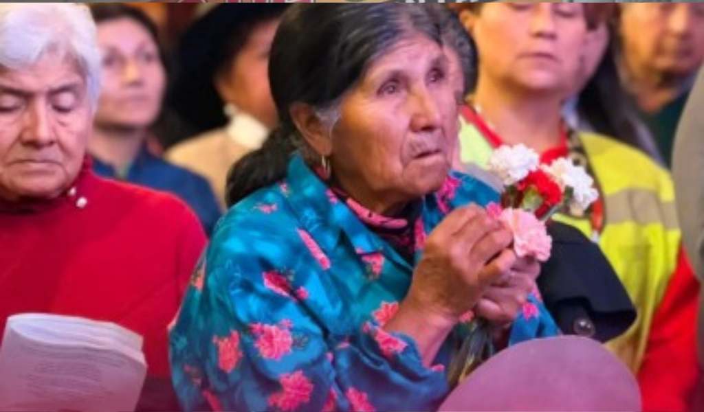 De la Puna al corazón del Milagro: Doña Damiana, la peregrina de Tolar Grande de 86 años, estuvo en la entronización de los Santos Patronos