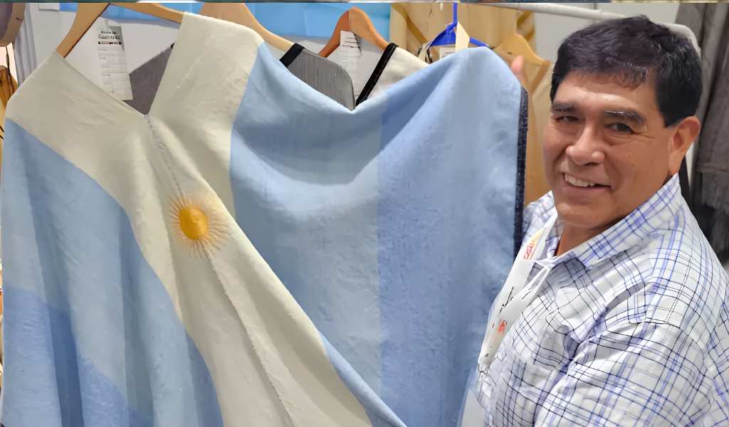 Un poncho hecho en Salta viajará a Japón tras una destacada participación en la Fiesta Nacional e Internacional del Poncho