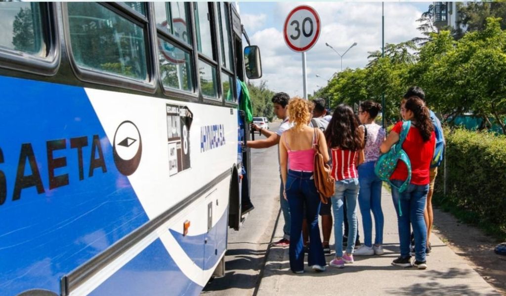 SAETA informó que el Pase Libre Estudiantil correspondiente al ciclo lectivo 2025 se corta el 5 de diciembre