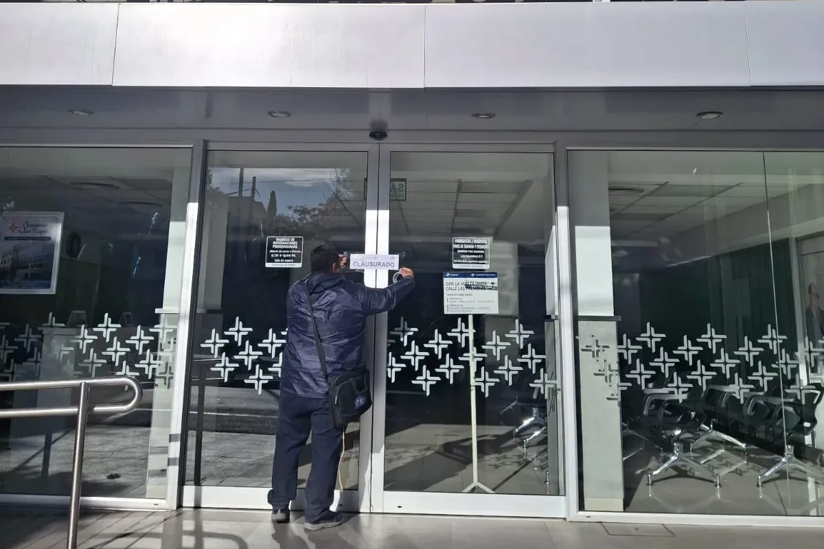 Por no contar con el Certificado de Aptitud Ambiental Municipal clausuraron preventivamente al Sanatorio San Roque