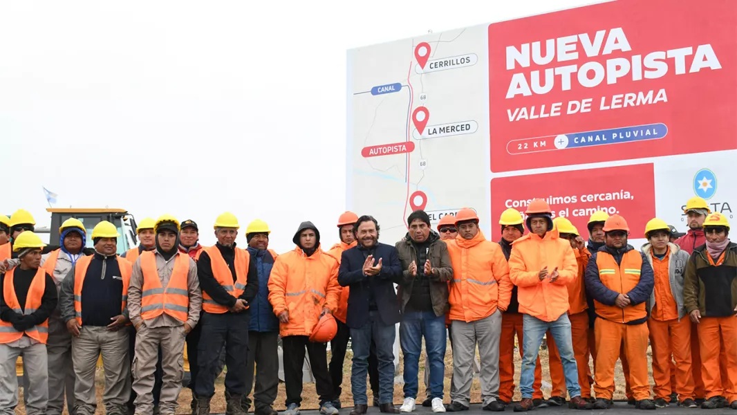 Salta inició la Autopista del Valle de Lerma, la obra vial más importante de las últimas décadas