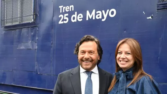 Sáenz y Pettovello pusieron en marcha el Tren 25 de Mayo en Salta: “Trabajamos juntos para acercar servicios a nuestra gente”