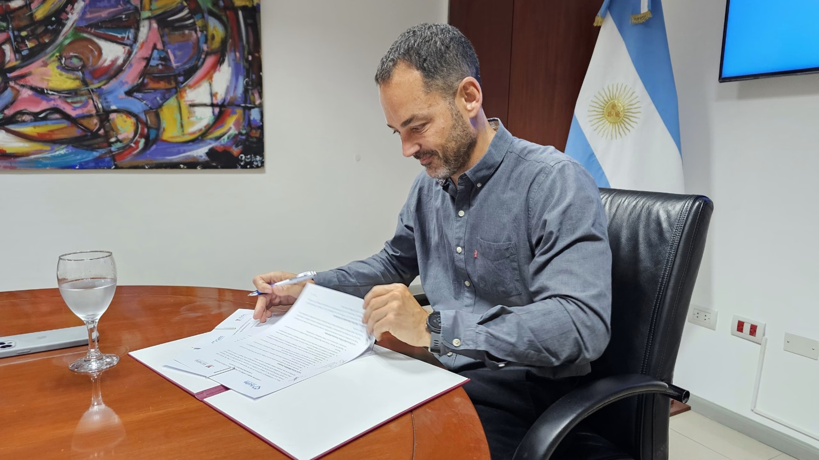 Emiliano Durand destacó la inversión en infraestructura que lleva adelante el municipio y que en 2026 llegará a una cifra histórica