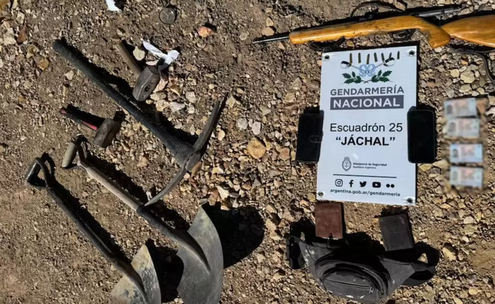 Mineros chilenos cruzaban la frontera de manera ilegal para extraer oro en la provincia de San Juan