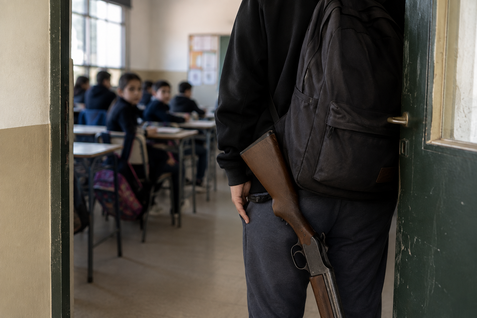Urgente: En Salvador Mazza detienen a un alumno que ingresó con una escopeta a una escuela