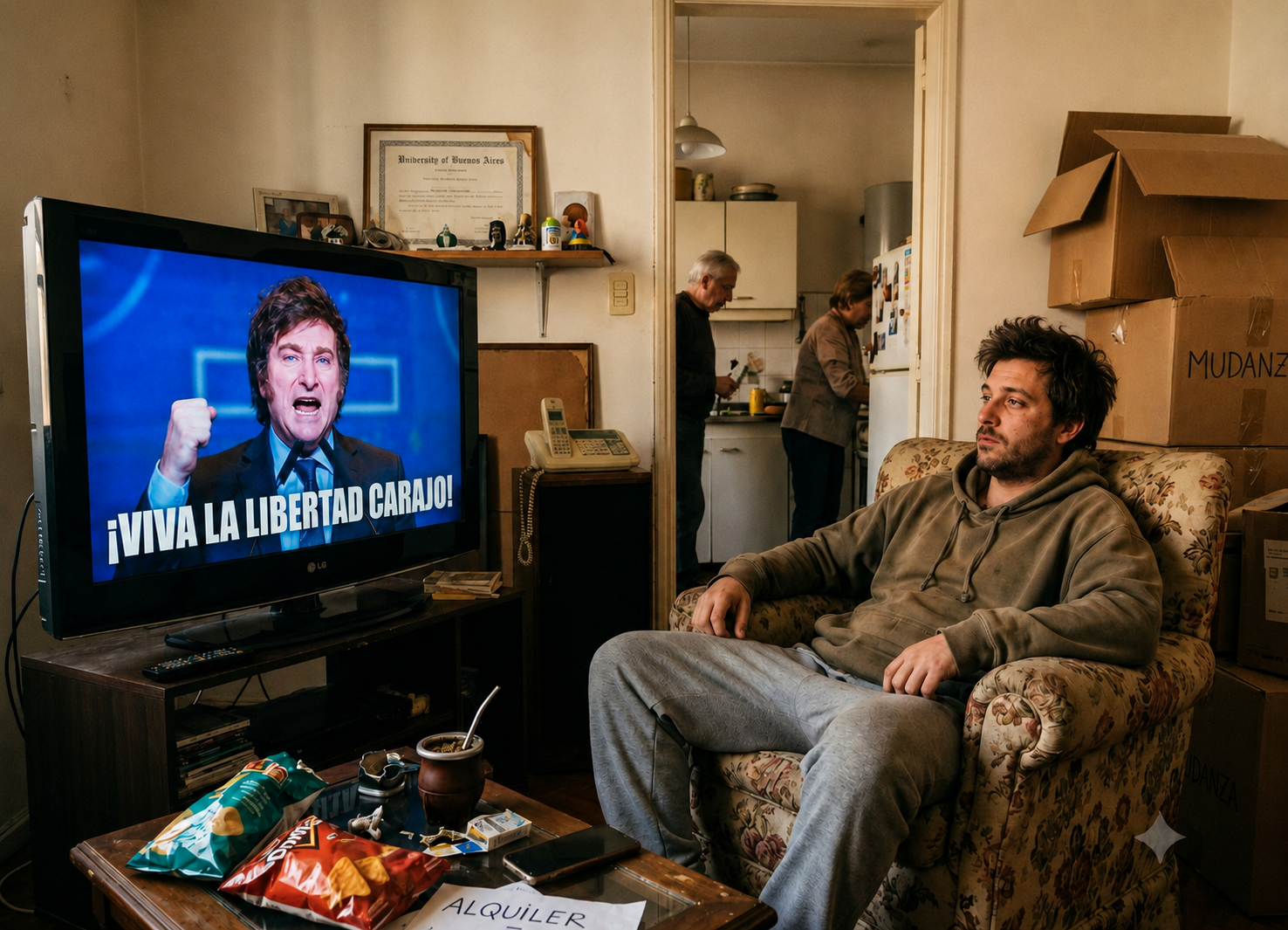 "Hay que endeudarse para vivir": La dramática realidad de los jóvenes argentinos que no llegan a fin de mes