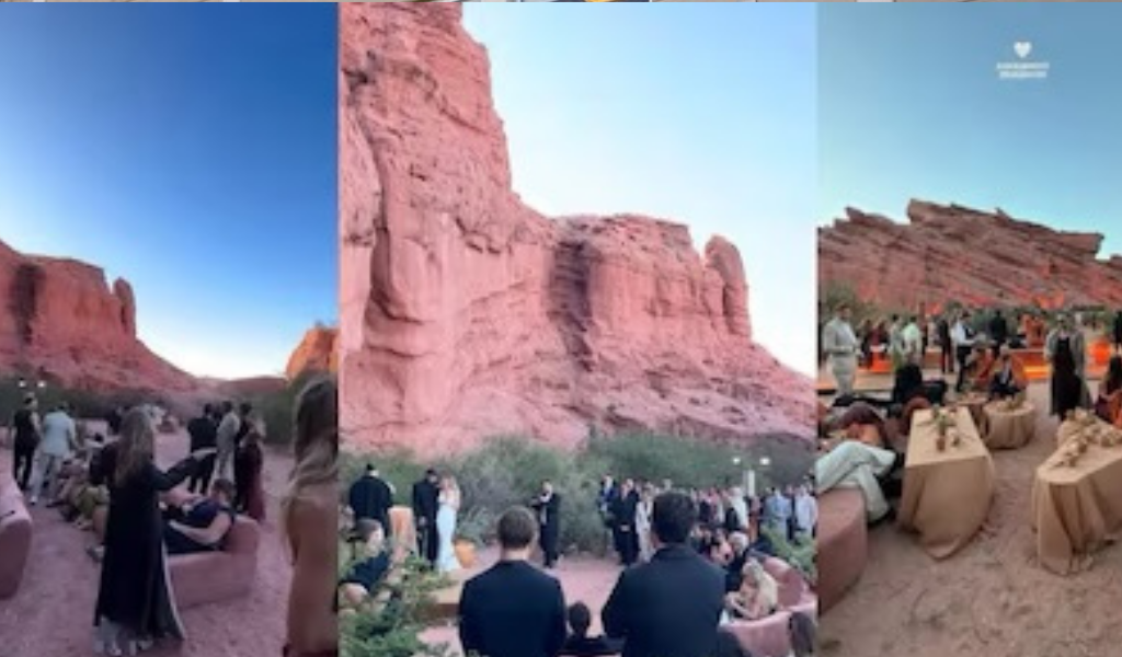El Gobierno salteño informó que aplicará una multa “ejemplificadora” a los organizadores del Casamiento en la Quebrada de las Conchas