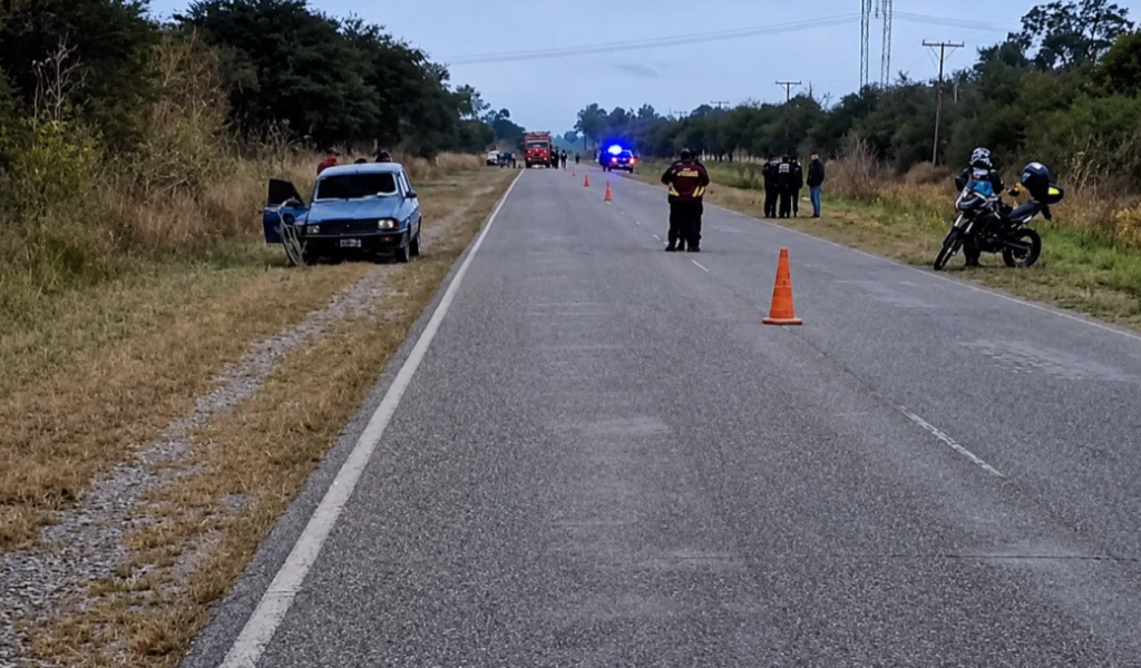 Un ciclista murió tras ser embestido por un auto  a unos tres kilómetros de General Güemes