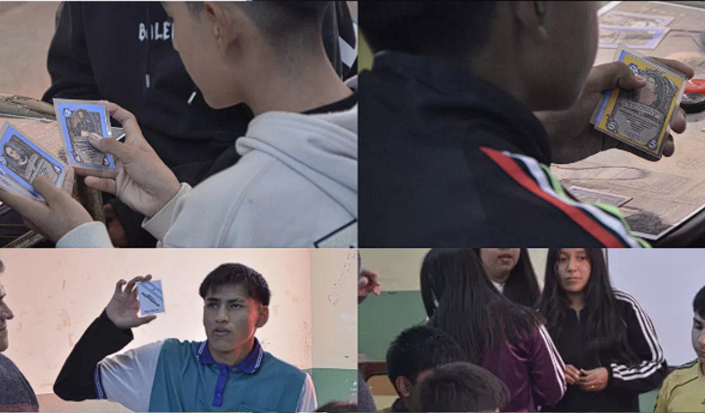 Un colegio de Salta inventó un juego de cartas donde alumnos se meten en la piel de los próceres para entender la independencia