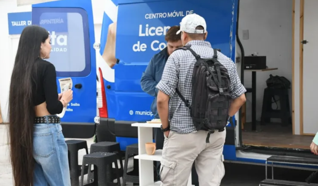 El Móvil de Licencias del municipio de Salta realizó 12.950 trámites en 2025