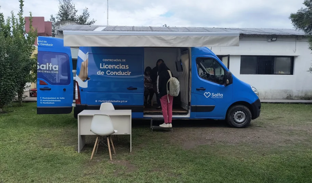 Entre el lunes 6 y el jueves 9 el Movil de Licencias estará en la Delegación San Luis, B° 20 de Febrero, CIC de Constitución y SUM de Sanidad