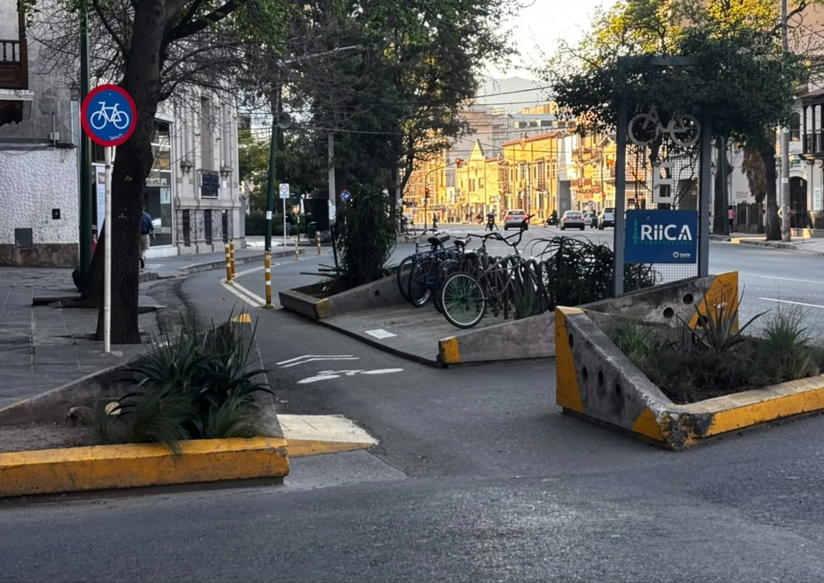 Para mejorar el tránsito retirarán y reubicarán los bicicleteros de avenida Belgrano