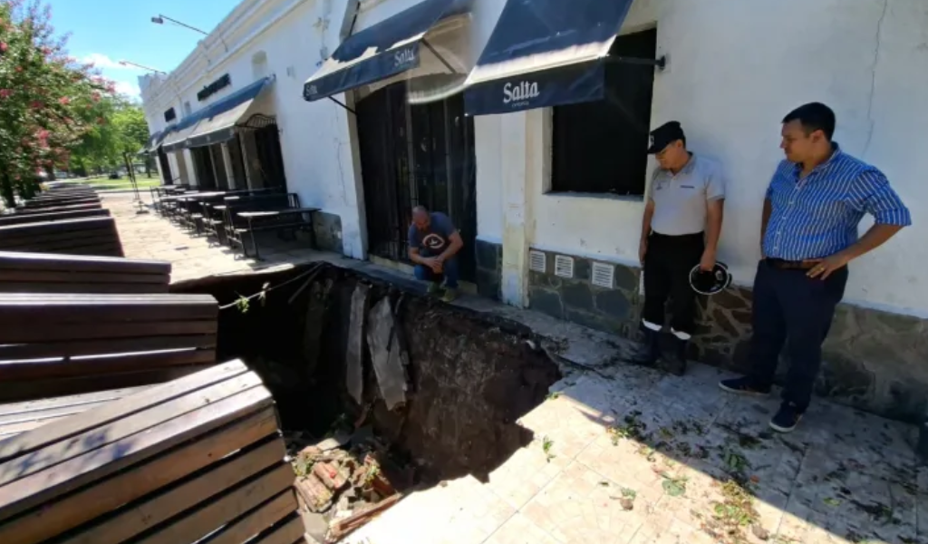 Este lunes inician los trabajos de reparación de la vereda del pasaje Miramar