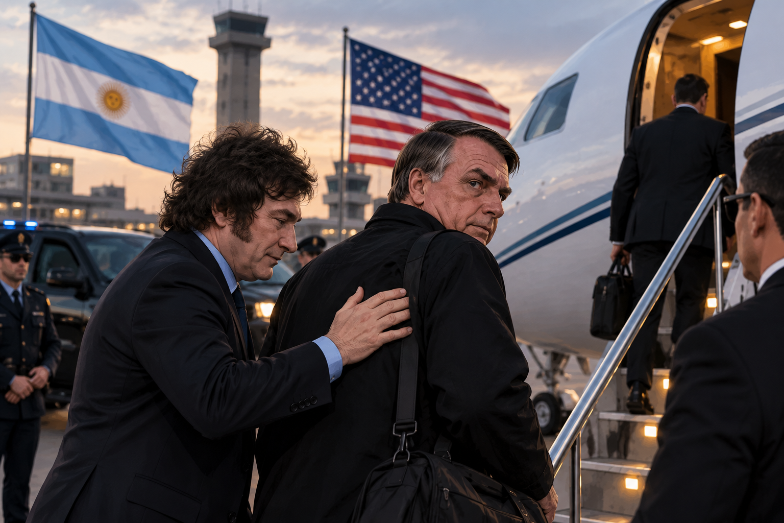 Creciente tensión política: el Gobierno de Milei confirmó que ayudó a Bolsonaro a fugarse a EE. UU.