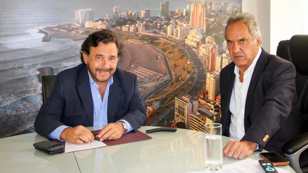 Sáenz y Daniel Scioli se reunieron para avanzar en la creación de un aeropuerto internacional en Cafayate