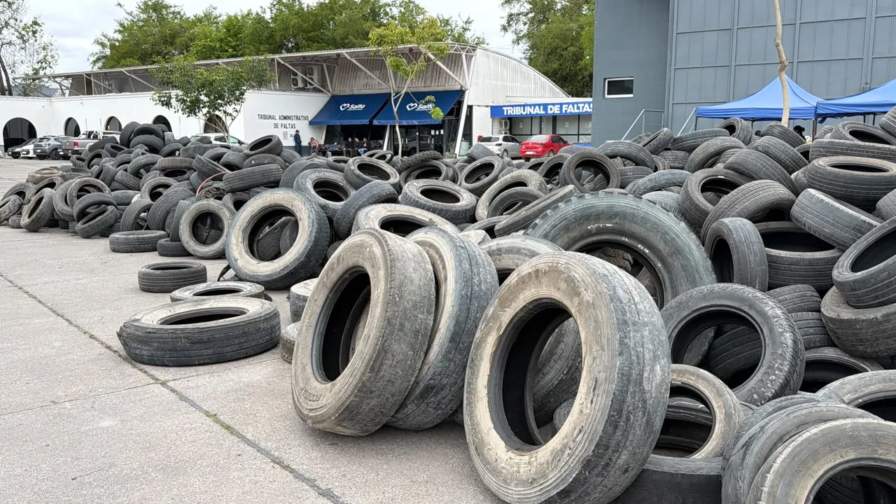 Impactante balance ambiental A través del Neumatón el Municipio lleva recolectado 300.000 neumáticos fuera de uso para reciclar