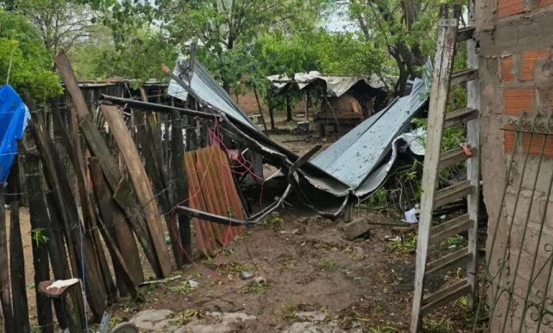 Las tormentas provocaron anegamientos, desbordes de arroyos, caída de árboles, postes y voladuras de techos en distintas localidades de Salta