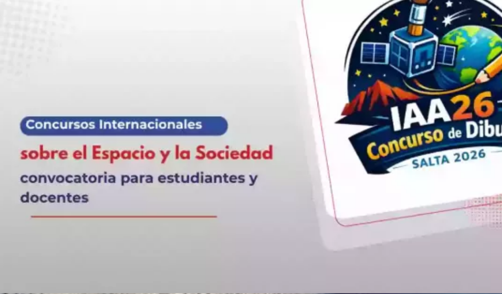 Convocan a estudiantes y docentes salteños a participar en concursos internacionales sobre temática espacial